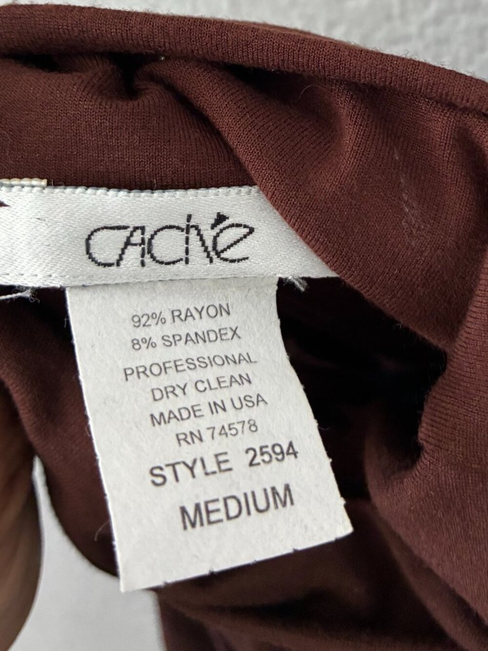 Cache brown top - Picture 3 of 3